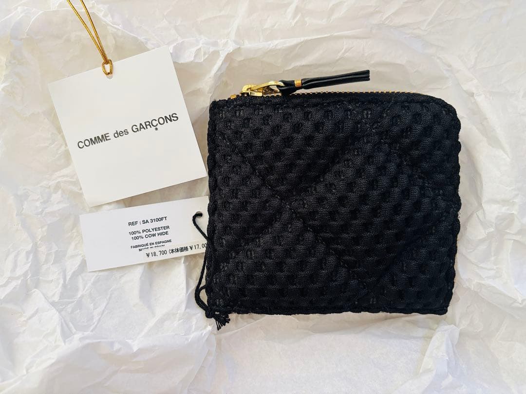 COMME des GARÇONS L字ケース 財布 SA3100FT 黒