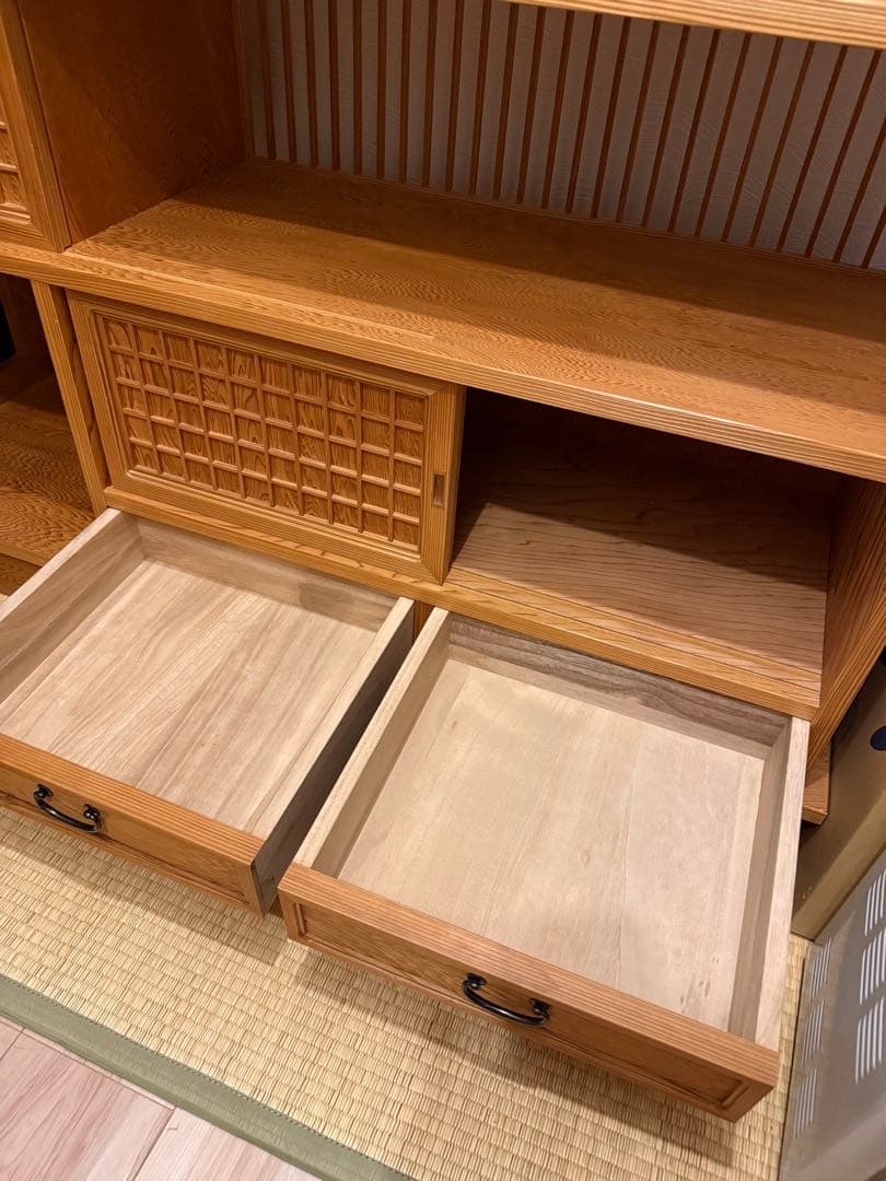 超美品⭐︎民芸飾棚 屋久杉 八重衣　九州大川産