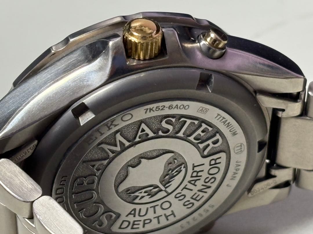 セイコー SEIKO スキューバマスター チタン 7K52-6A00 クォーツ
