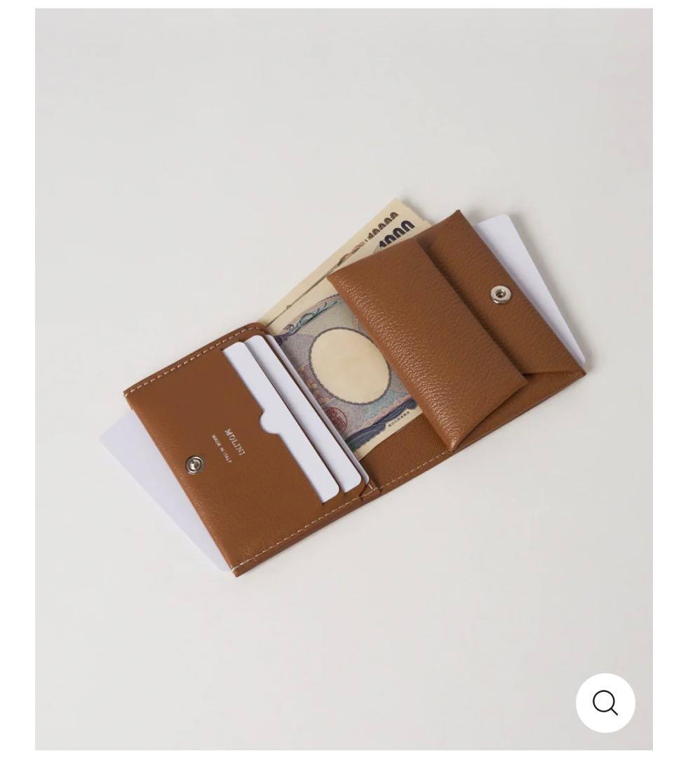 美品⭐︎MOLINI ブラウン 二つ折り財布