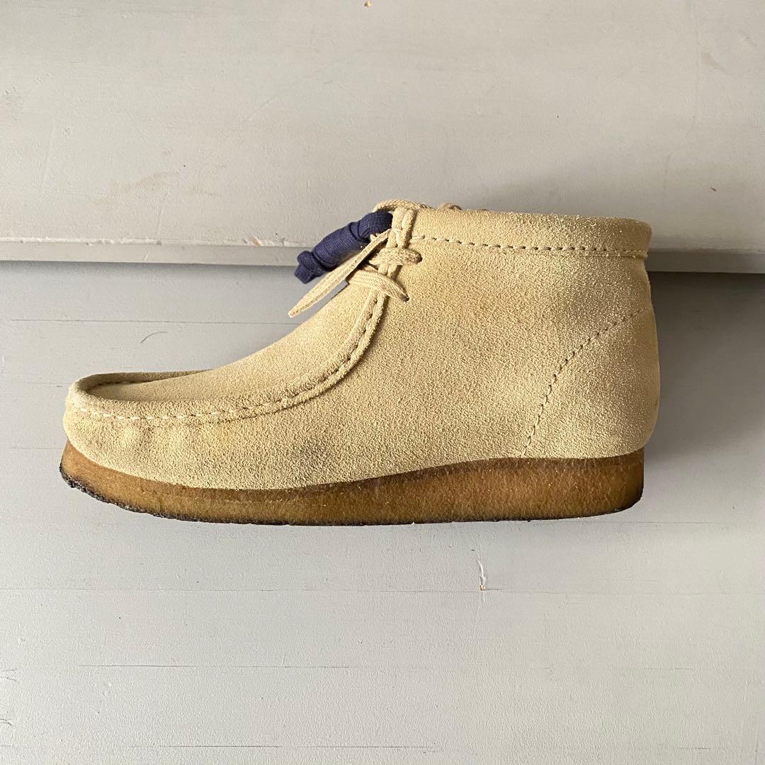 CLARKS Wallabee クラークス　ワラビー　 ベージュ スエード　8