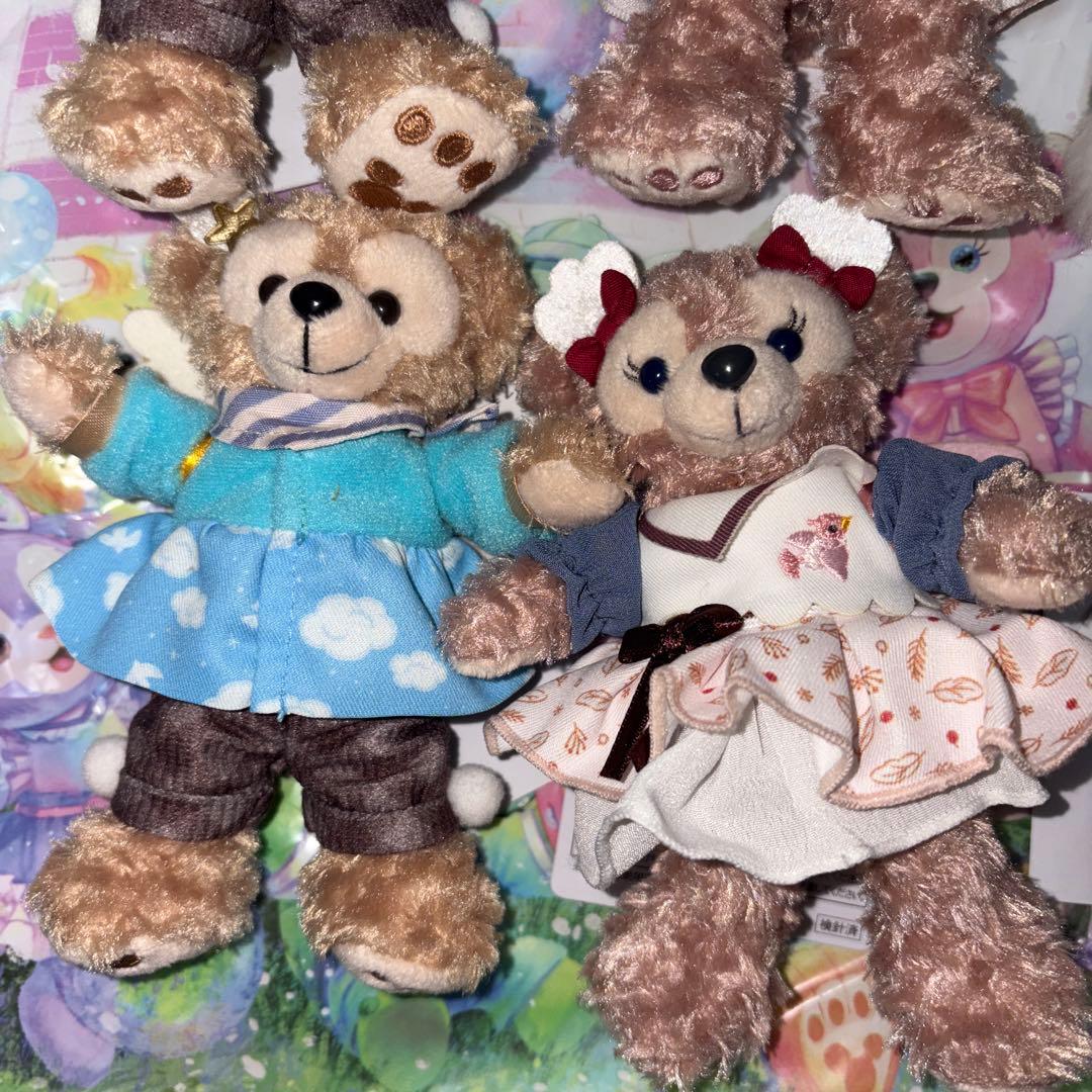 ダッフィー＆フレンズ ウィッシングウィングス ぬいぐるみバッジ12個セット