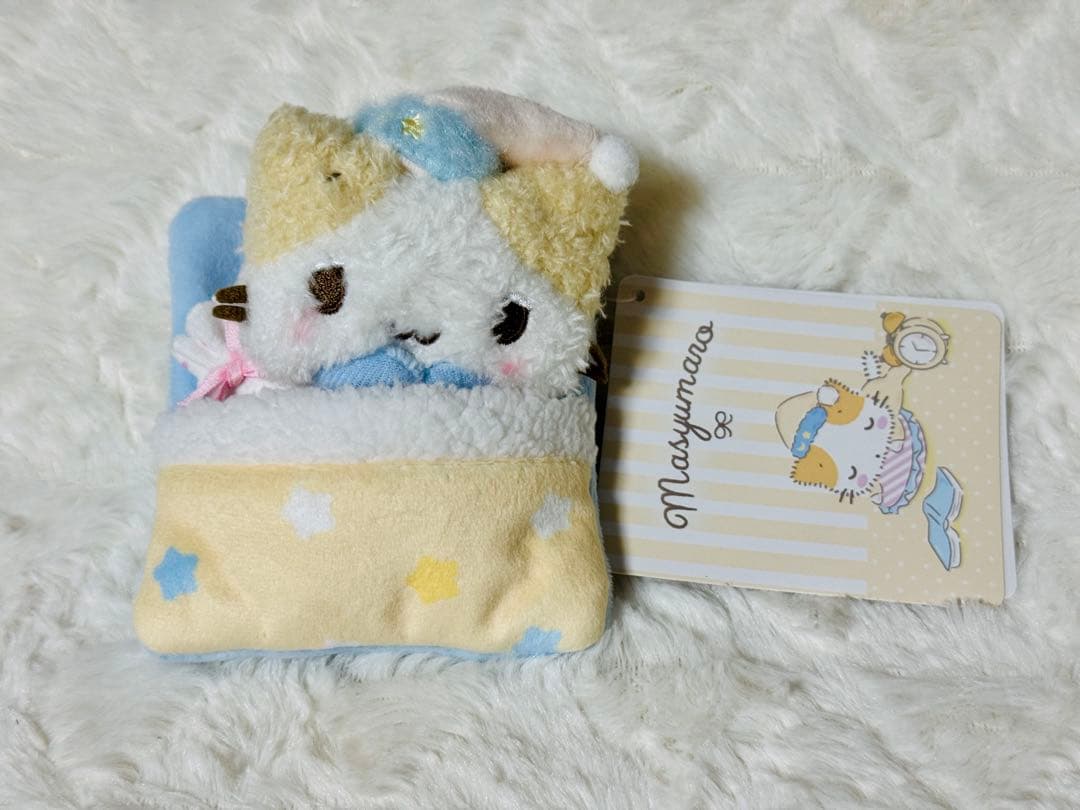 【即發送】サンリオ マシュマロみたいなふわふわにゃんこ マスコットホルダー