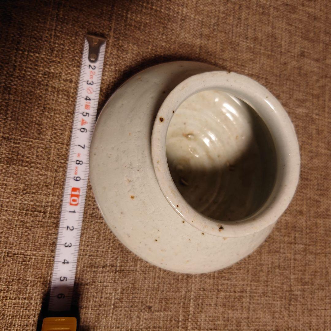 李朝白磁算盤玉形壺