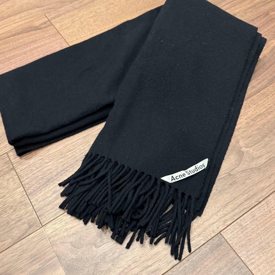 【即日発送】Acne Studios マフラー ストール ブラック