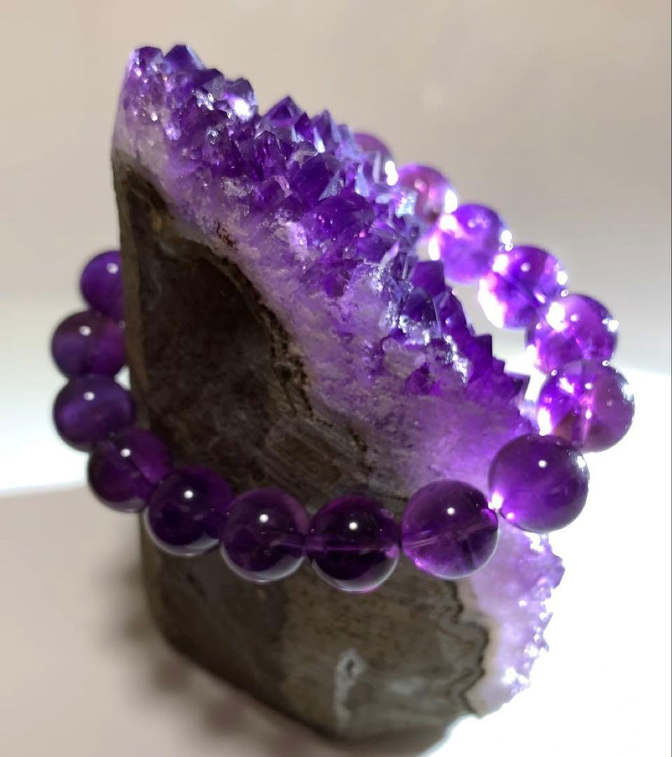 ウルグアイ産アメトリン　ブレスレット　ウルグアイ産アメジスト原石　セット