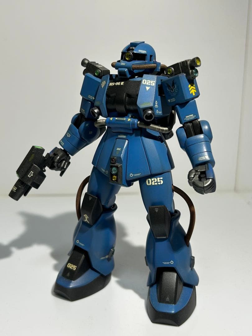 プラモデル　ガンプラ　組立済　旧 1/144 強行偵察型　全塗装　改修　完成品