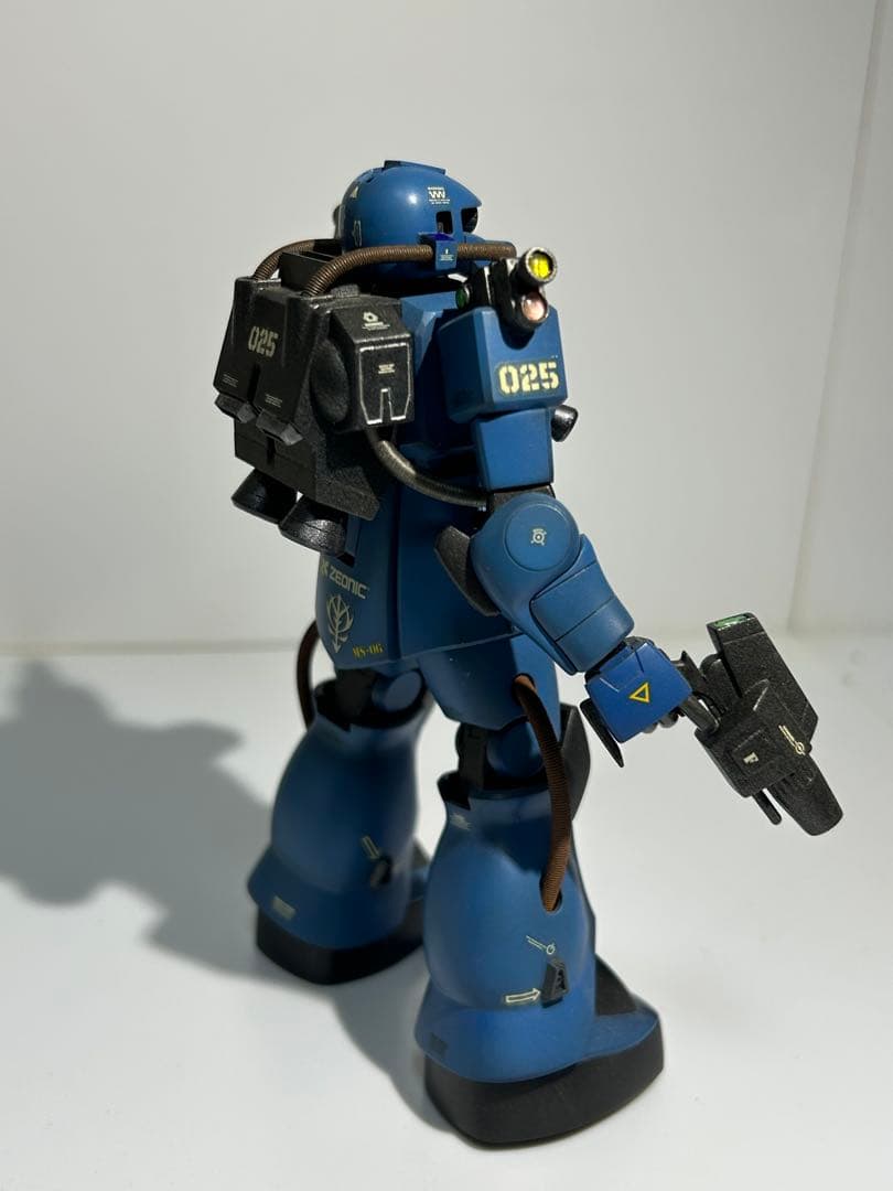 プラモデル　ガンプラ　組立済　旧 1/144 強行偵察型　全塗装　改修　完成品