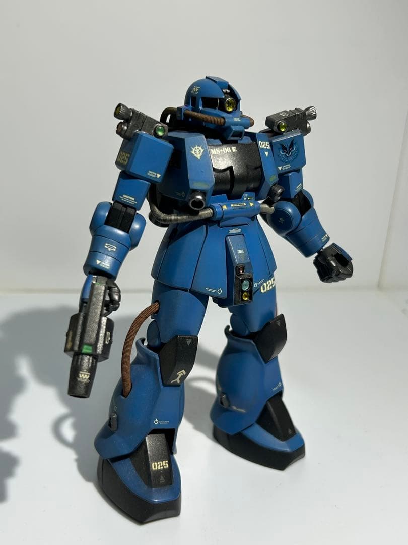 プラモデル　ガンプラ　組立済　旧 1/144 強行偵察型　全塗装　改修　完成品