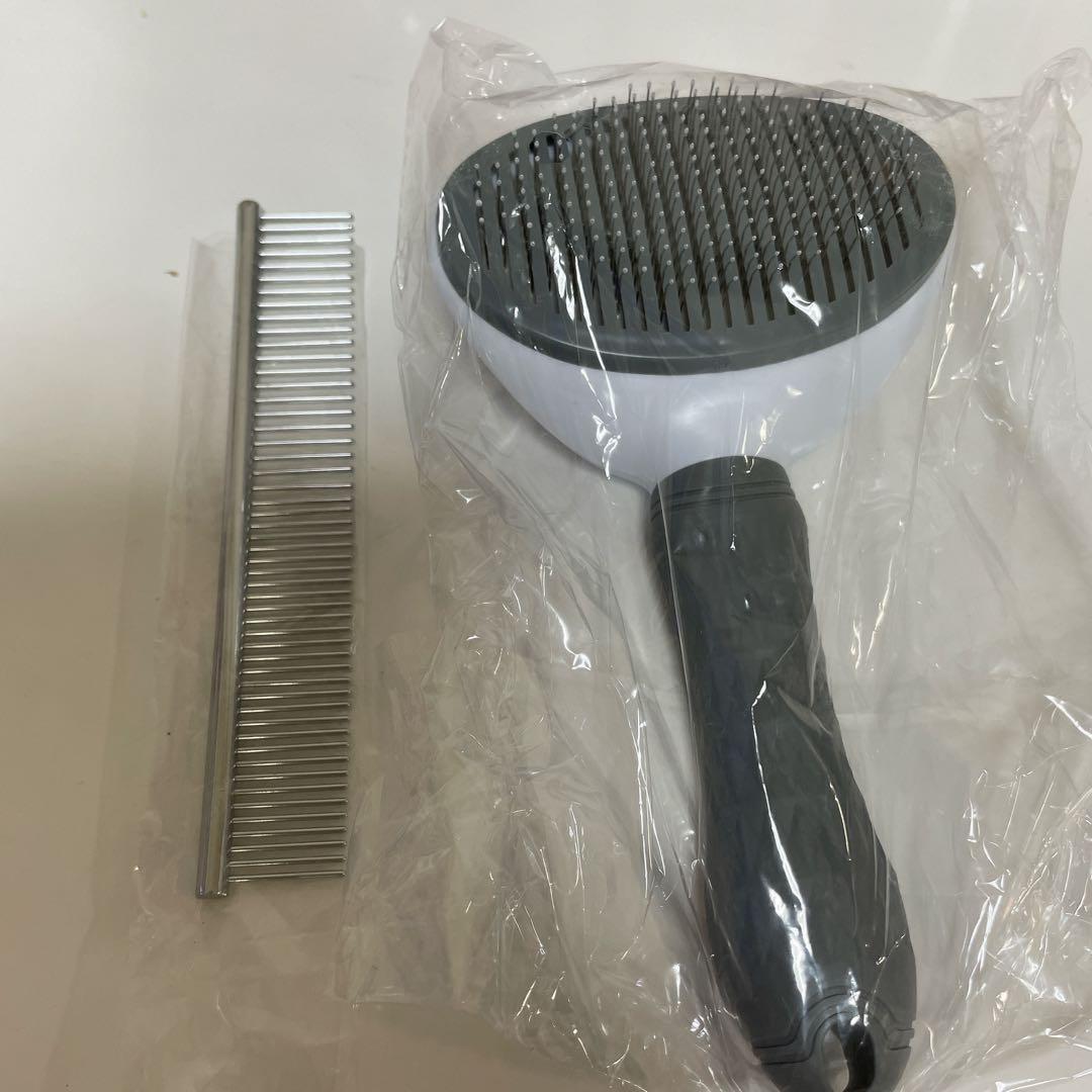 ペットスリッカーブラシ 短毛 中長毛 長毛 犬 猫用 深くブラッシング