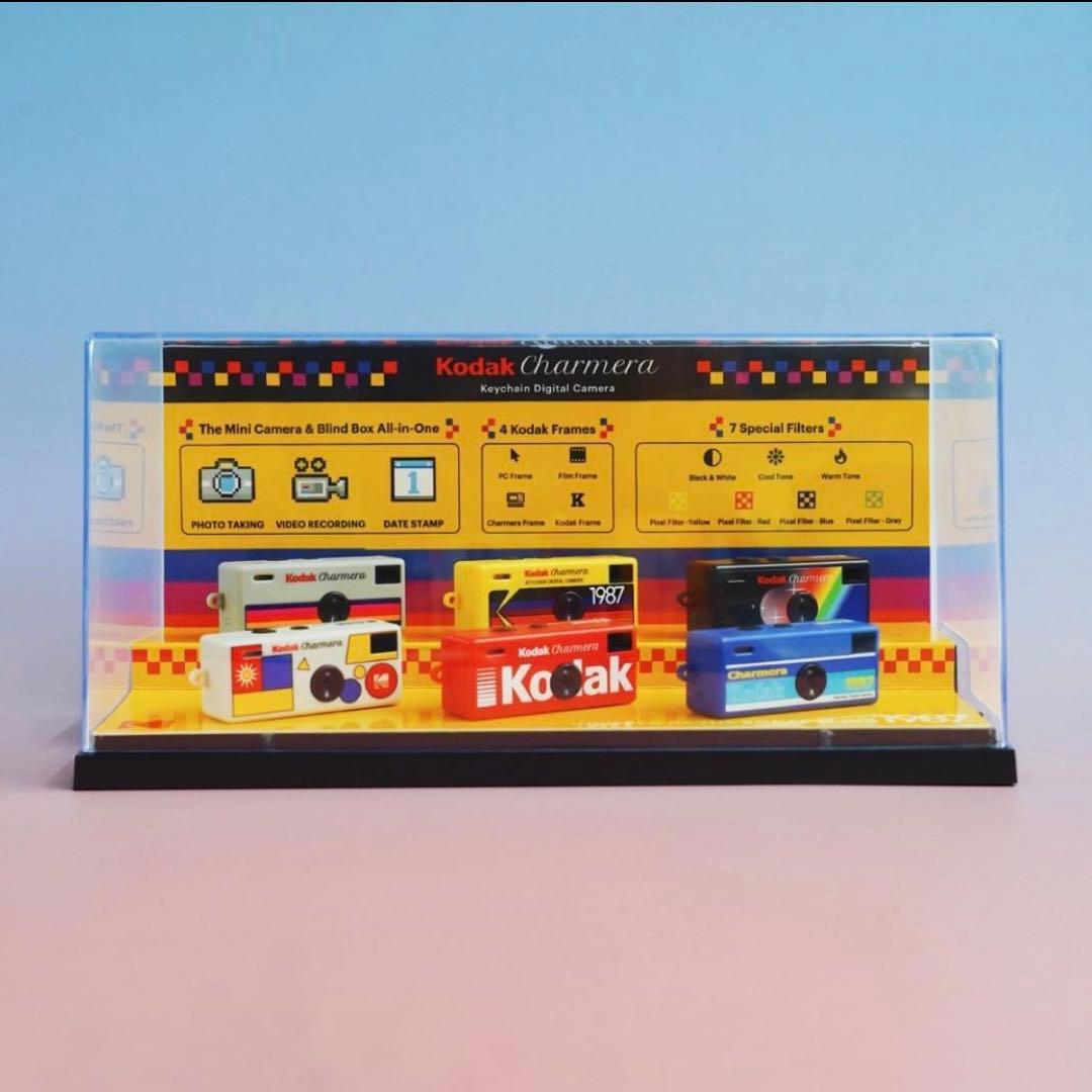 未使用品 ホワイト Kodak Charmera チャメラ キーホルダーデジカメ