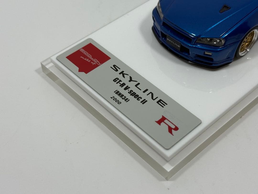 1/43 スカイライン GT-R BNR34 V-spec II BBS LM