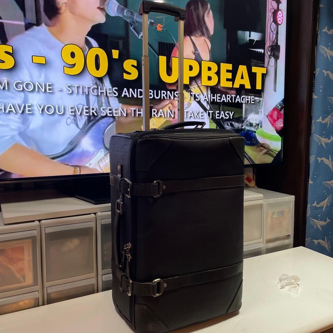 最終価格　TAKEO KIKUCHI 2wayブラックキャリーバッグ