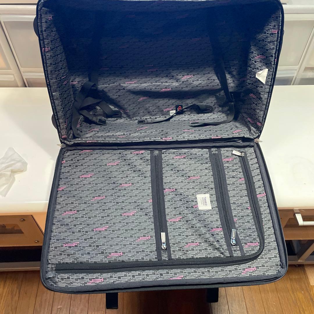 最終価格　TAKEO KIKUCHI 2wayブラックキャリーバッグ