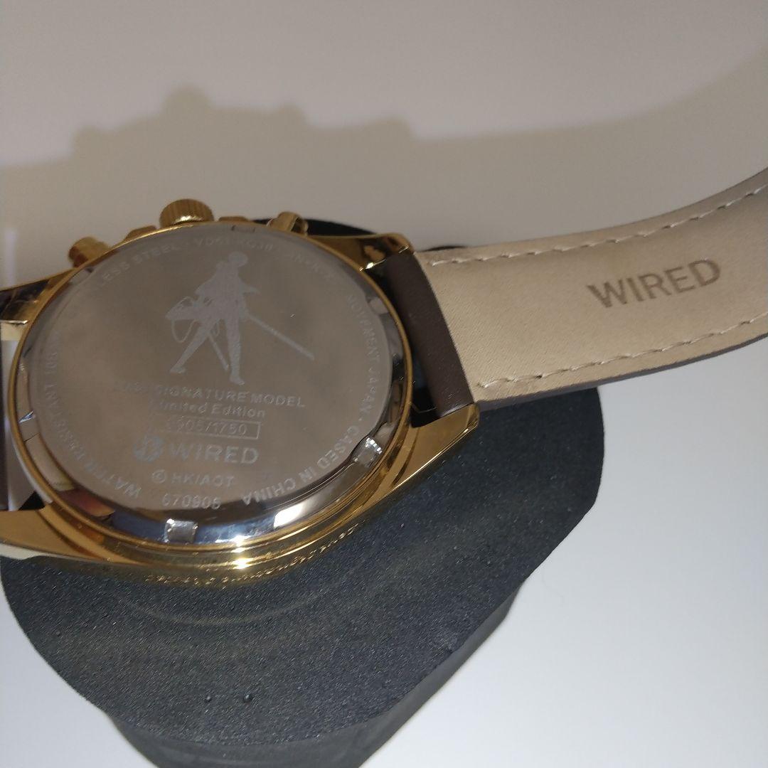 進撃の巨人 リヴァイ WIRED 腕時計