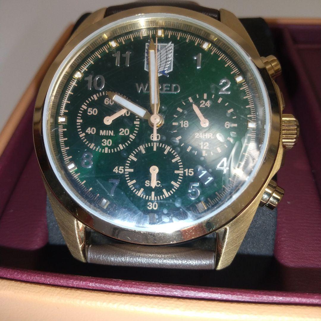 進撃の巨人 リヴァイ WIRED 腕時計