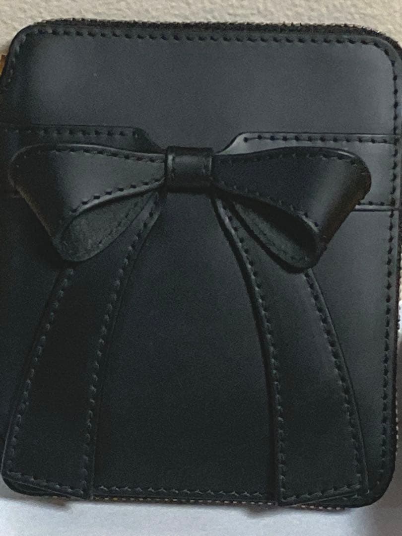 ☆コムデギャルソン ビッグ ボウ リボン 財布 ウォレット ブラック☆