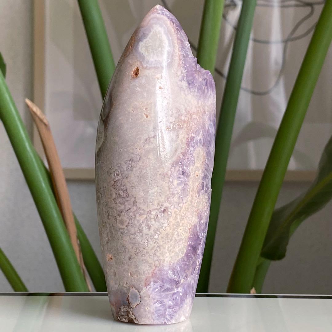 ★★★破格 最終特価【 ピンクアメジスト トーチ型 ドーム 約500g 】