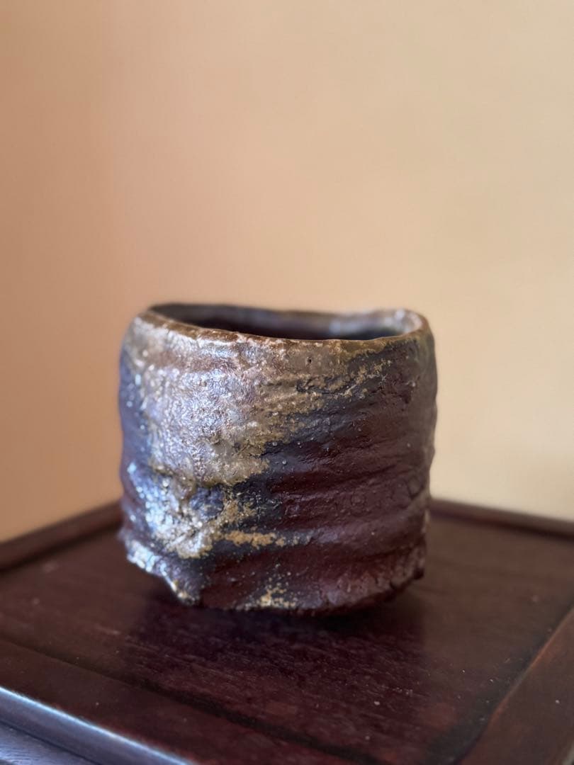 森本良信　備前茶碗　安倍安人ノ弟子