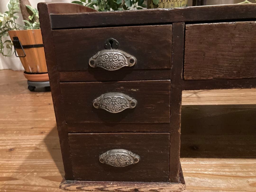 昭和レトロ　木製文机　ローテーブル　17