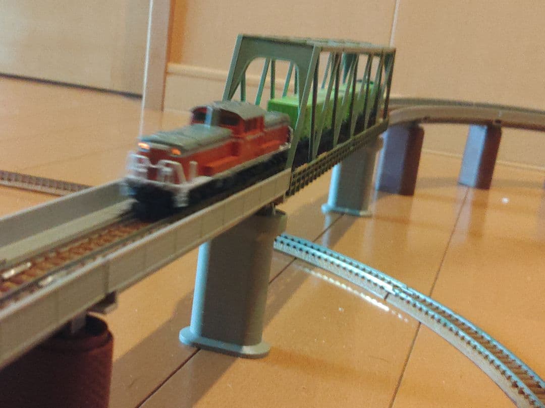 Nゲージ オリジナルスターターセット 立体交差線路+貨物列車+高性能パワーパック