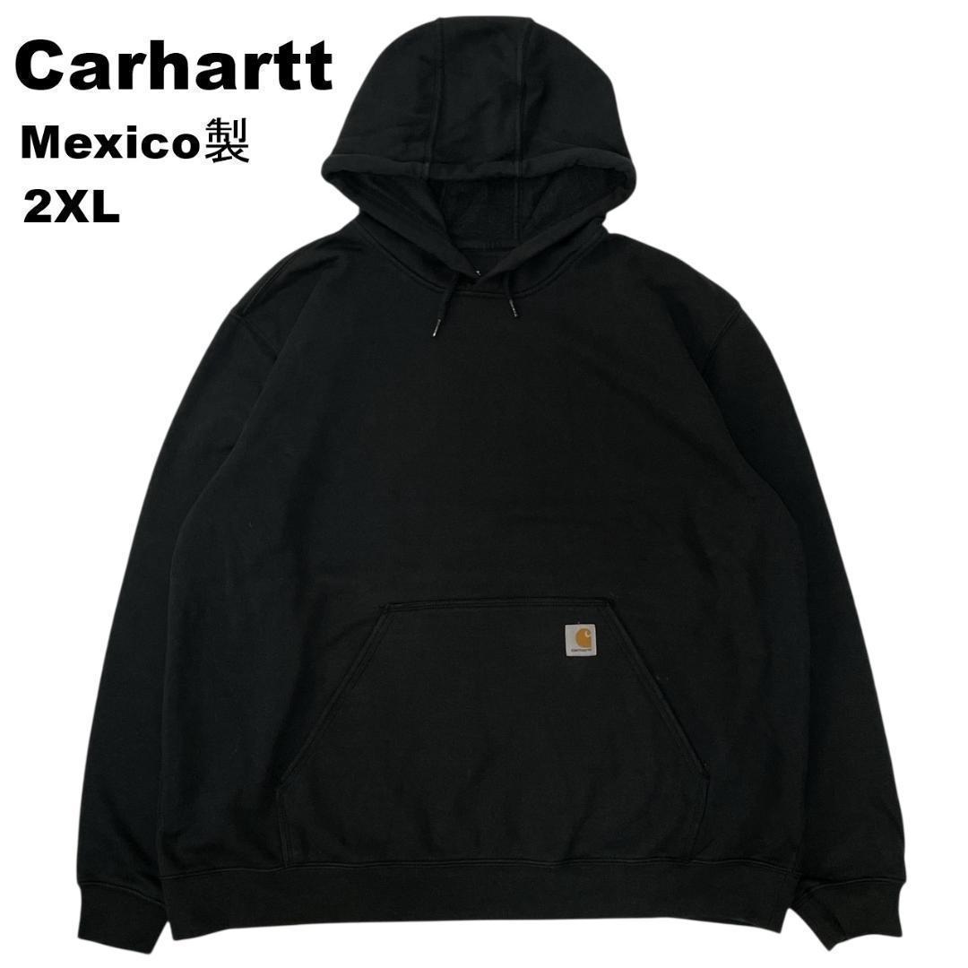 Carhartt パーカー 2XL プルオーバー 肉厚 ロゴタグ メキシコ製
