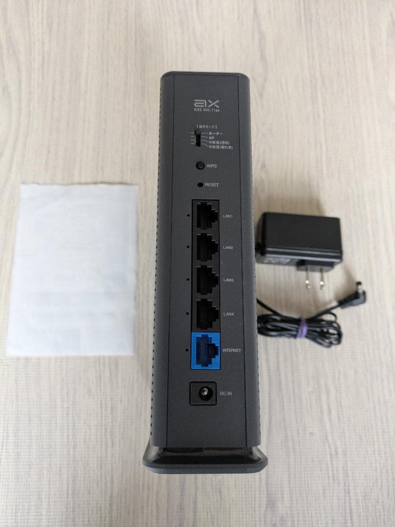 エレコム 無線LAN WiFi ルーター / WRC-XE5400GSA-G