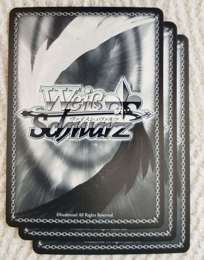 ヴァイスシュヴァルツ　デアラ　絶滅天使 折紙　SP/サイン　3枚