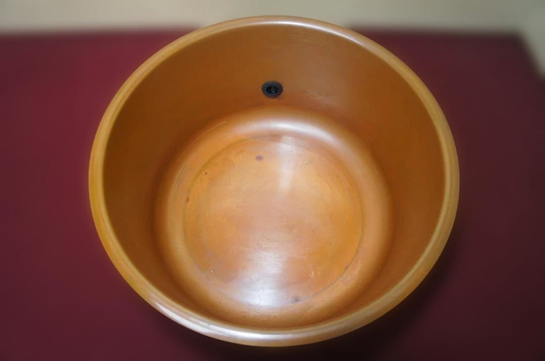 ☆茶道具 立礼棚卓用 銅風炉 銅製 丸炉 410W炭型 電熱器 送料込み