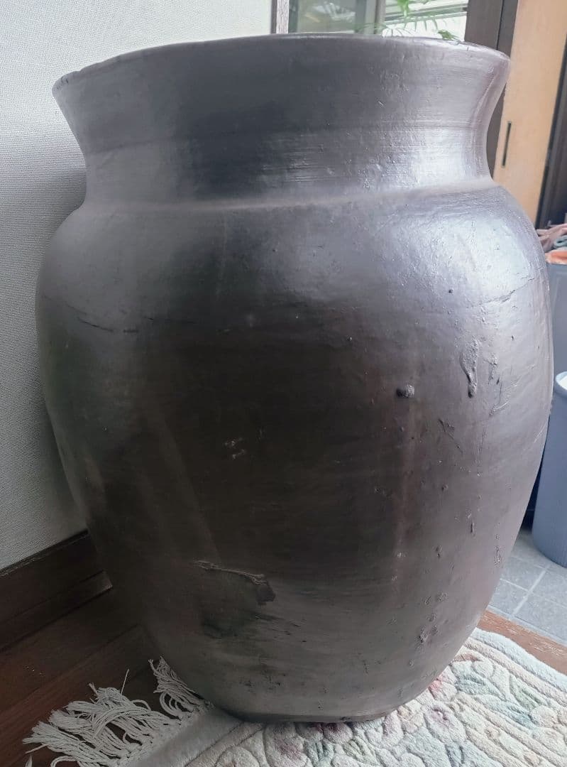 骨董　陶器製　水瓶　みずがめ