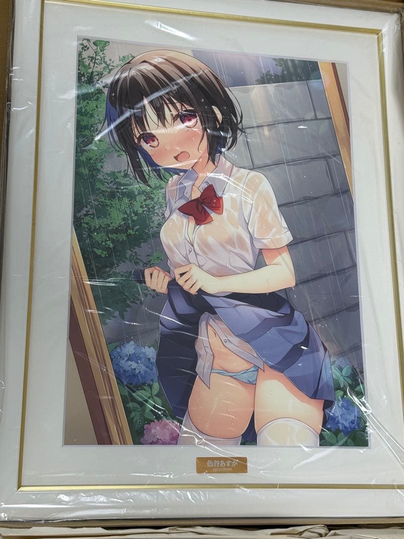 【新品】色谷あすか 優ちゃん 描き下ろしA3キャラファイングラフ 2点