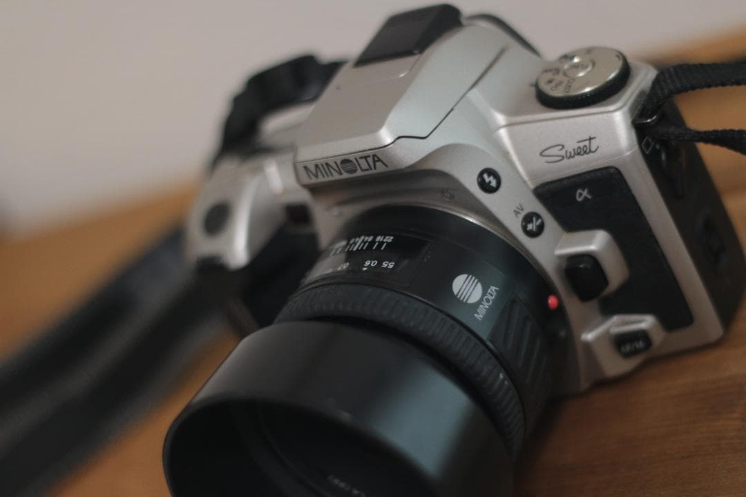 MINOLTA α Sweet銀塩フィルム一眼レフカメラ&単焦点レンズ50mm