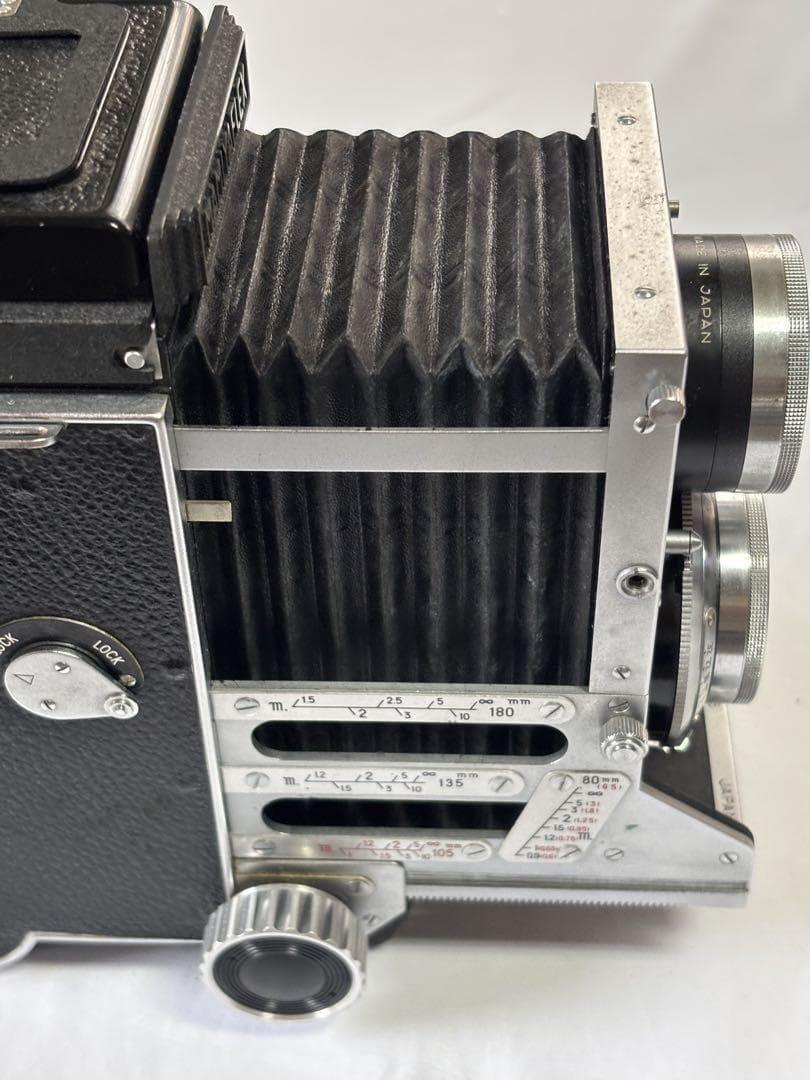 【U2090】 【シャッター全速OK！】MAMIYAFLEX 105mm 3.5