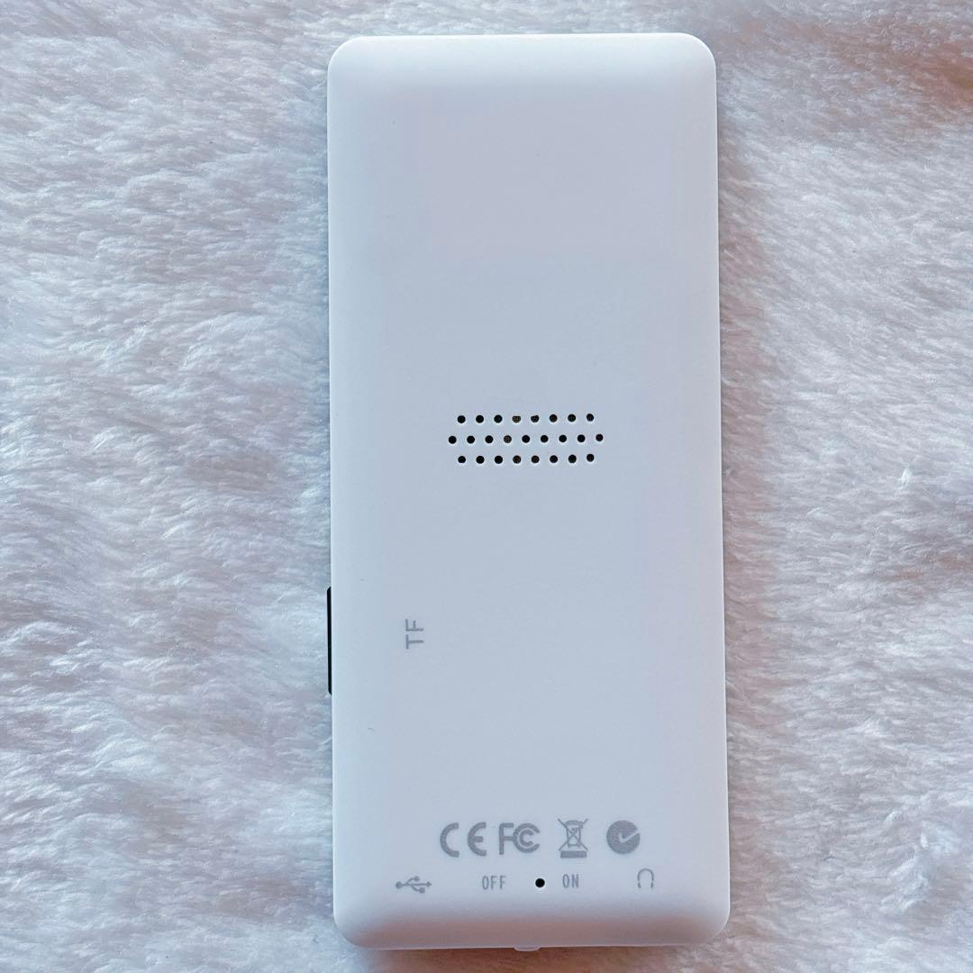 MP3 ミュージック プレーヤー 30時間再生 白32GB 音楽 イヤホン