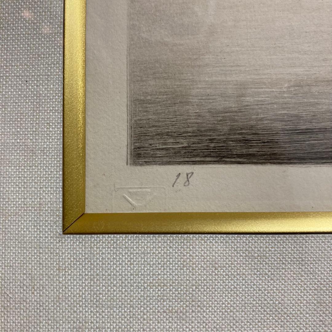 【真作保証】ルイ・イカール「スピード」エッチング 直筆サイン 版画 絵画