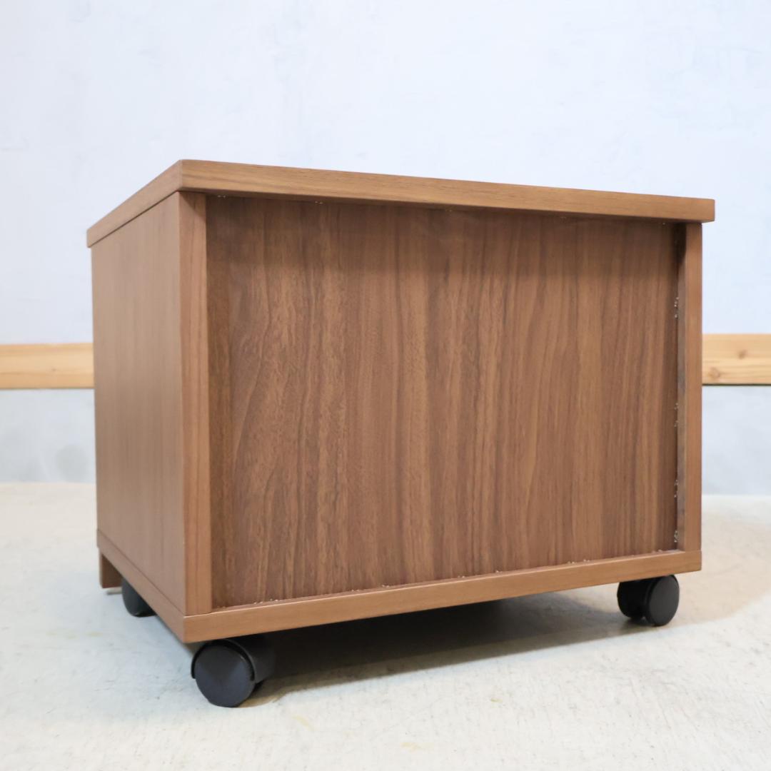 Urthr ウルズ ウォールナット プリンターカート チェストワゴン キャスター