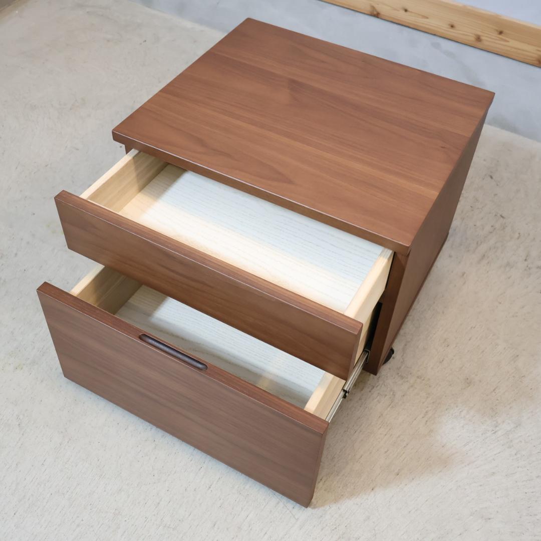 Urthr ウルズ ウォールナット プリンターカート チェストワゴン キャスター