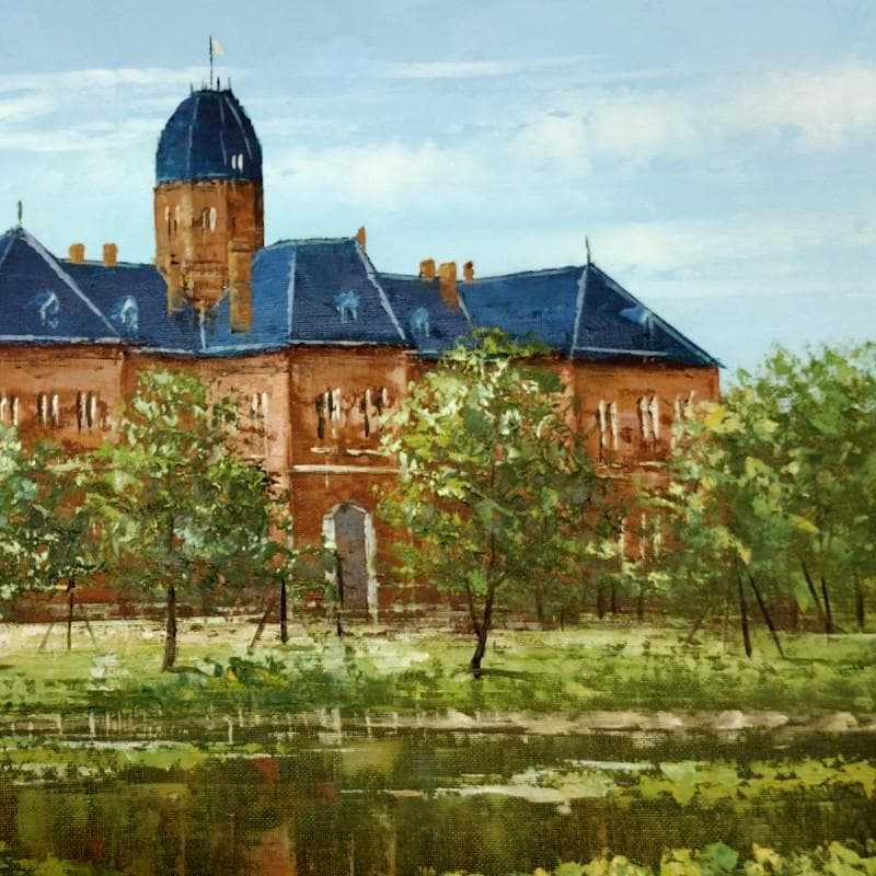 ☆広瀬和之☆「旧道庁」油絵　F6号　新品額！