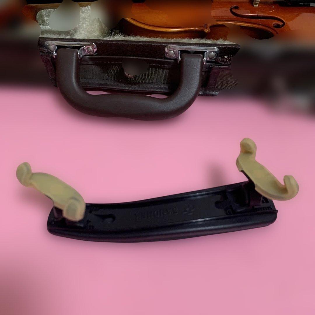 スズキバイオリン1/10本体と弓、肩当て、ケース、まつやにのセット