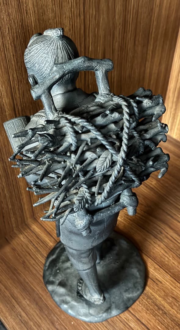 芳山作 二宮金次郎 銅像