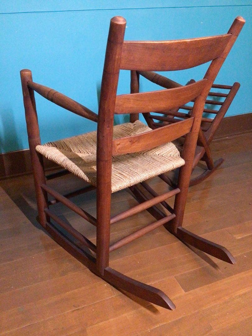◉家具職人1点物◉60sビンテージ◉SHAKER◉ロッキングチェア&オットマン◉