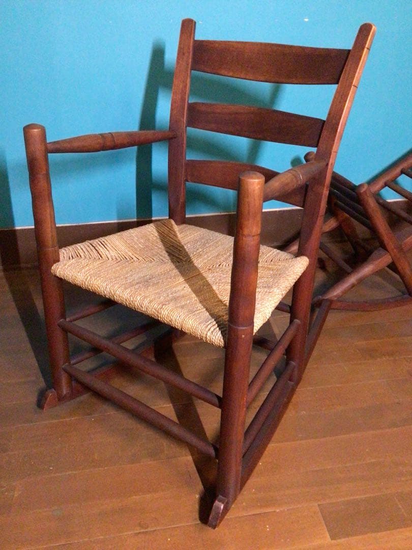 ◉家具職人1点物◉60sビンテージ◉SHAKER◉ロッキングチェア&オットマン◉