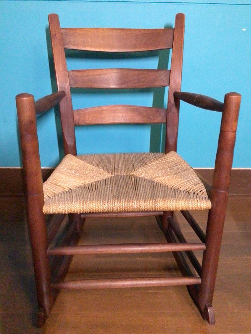 ◉家具職人1点物◉60sビンテージ◉SHAKER◉ロッキングチェア&オットマン◉