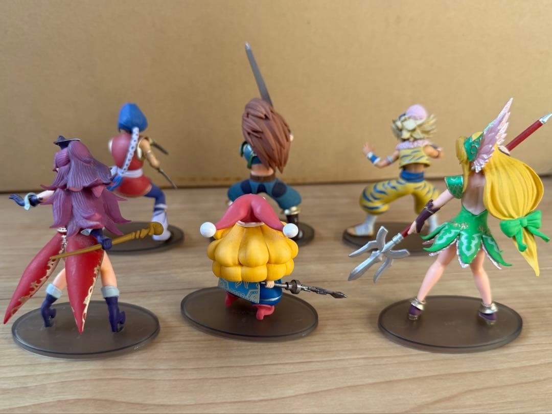 聖剣伝説3 フィギュア ６体セット 台紙