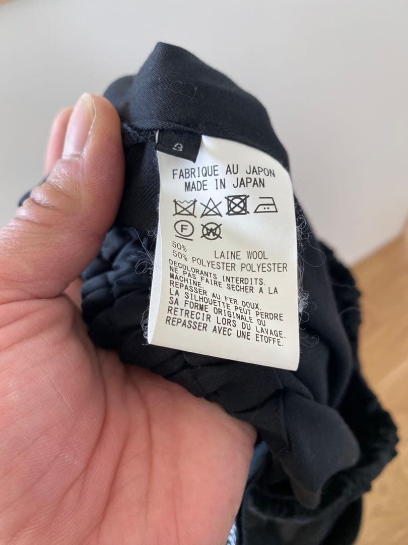 Ground Y サルエルパンツ ブラック