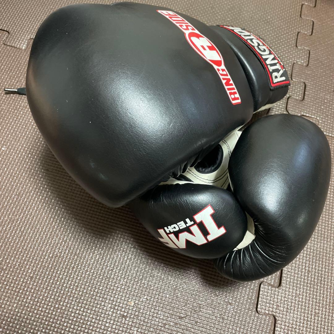 RINGSIDE ボクシンググローブ ブラック　値下げ‼️