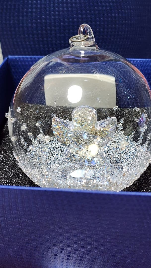 スワロフスキー 2015年 クリスマスボール エンジェル オーナメント