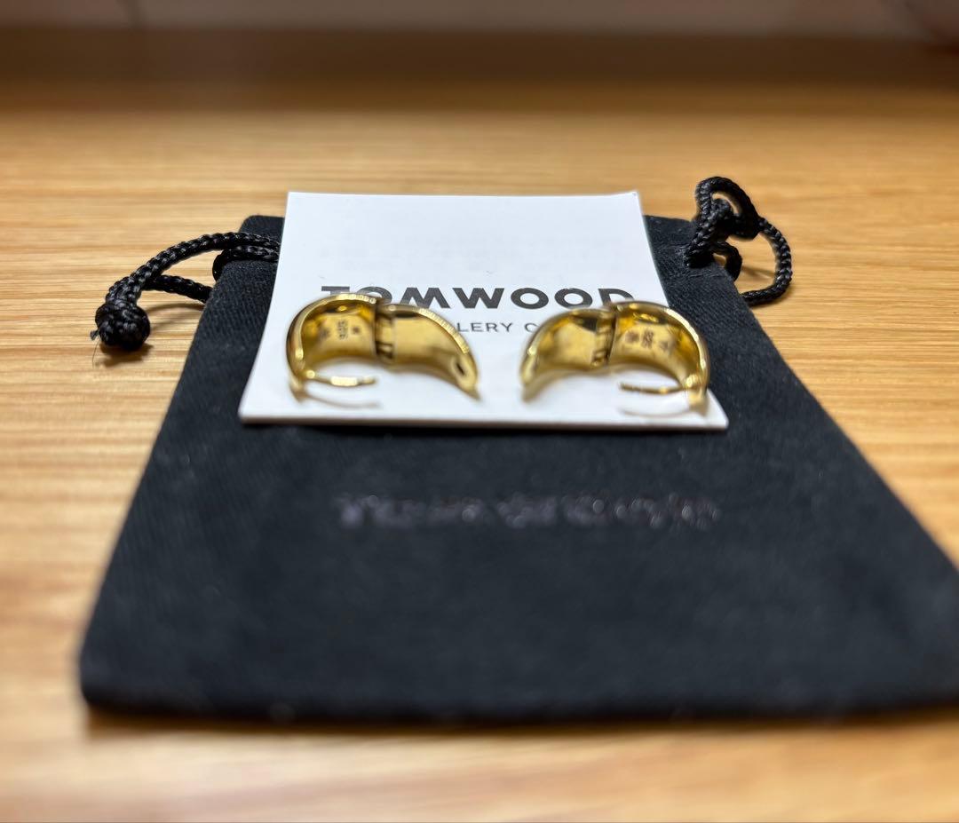 TOM WOOD アイスフープ ピアス スモール ゴールド