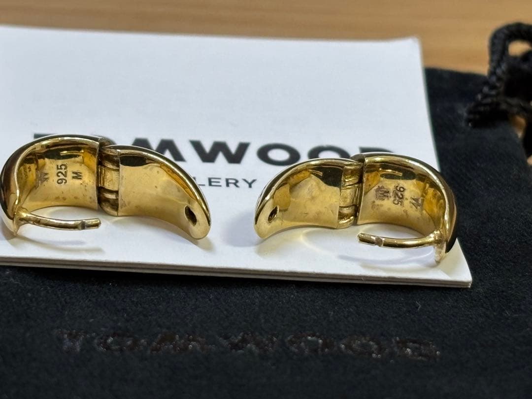 TOM WOOD アイスフープ ピアス スモール ゴールド