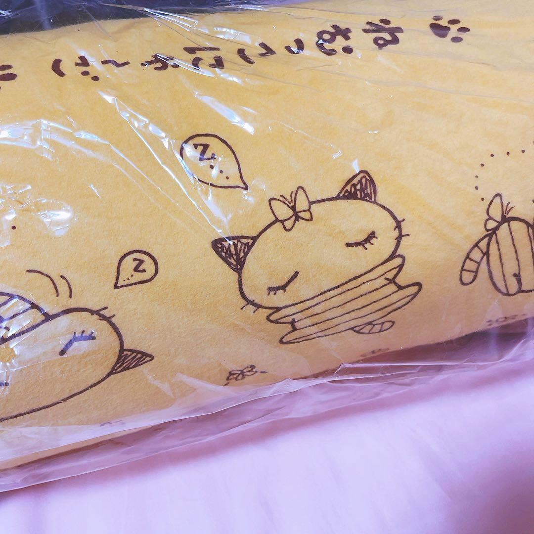 希少レア　ねむっこにゃーご　サンリオ　イラスト　クッション　ねこ　平成レトロ